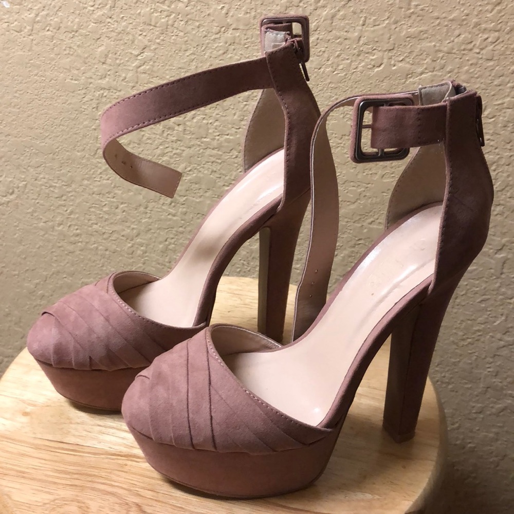 Charlotte Russe Pink Platform Heels